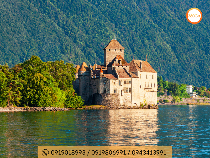 Kiến trúc độc đáo của Château de Chillon - Du lịch 360Go